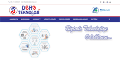 Desktop Screenshot of dehateknoloji.com