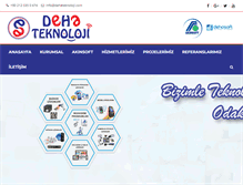 Tablet Screenshot of dehateknoloji.com